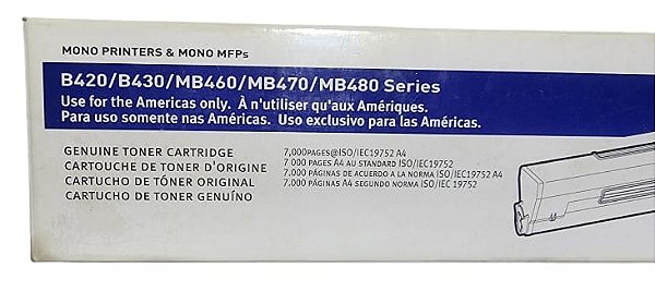 Toner original Oki 43979101 B410 420 430 MB460 MB470 MB480 series