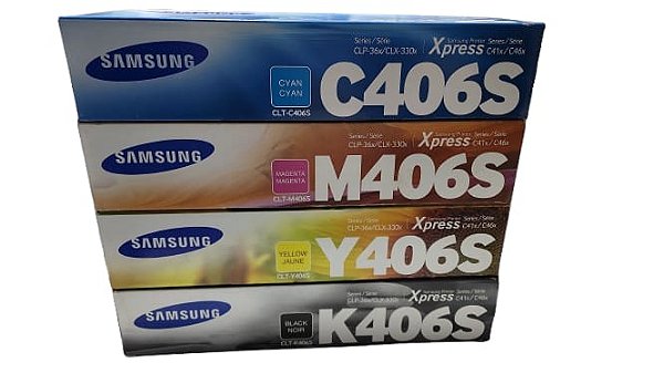 Toner Samsung CLT-Y406S CLT-M406S CLT-C406S CLT-K406S CLP-36X CLX-330X C41X C46X