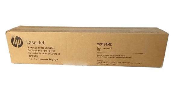 Toner HP W9191MC Cyan MFP E77822 Flow MP E77822 MFP E77825 MFP E77830 Flow MFP E77830