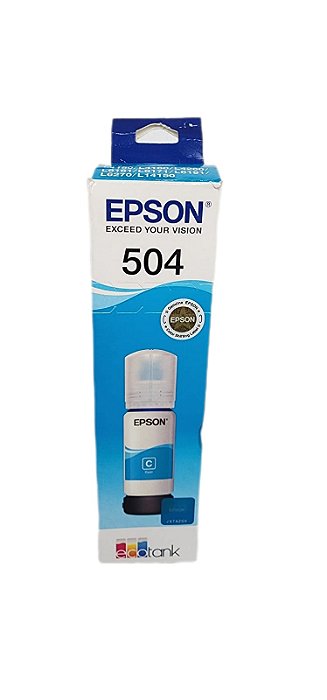 Cartucho Epson 504 Cyan T504220 C13T03N22A L4150 L4160 L4260 L6161 L6171 L6191 L6270 L14150