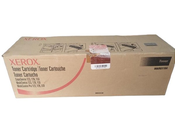 CARTUCHO DE TONER 006R01184  Cartucho Toner a Laser 006r01184 Pro 123 Pro 128 133 M123 M128 Preto Copycentre C123, C128, Workcentre M123, M128