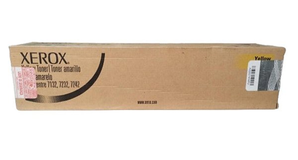 CARTUCHO DE TONER XEROX  7232 006R01271 Amarelo WORKCENTRE 7232 7132 7242