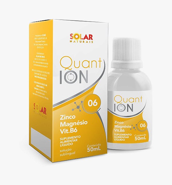 QUANTION 06 Zinco + Magnésio + Vit. B6