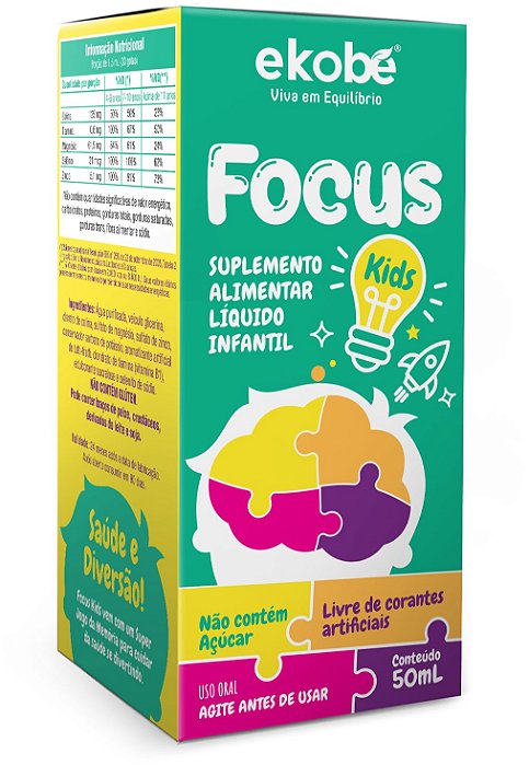 Focus Kids (Memory Kids) - Líquido 50ml