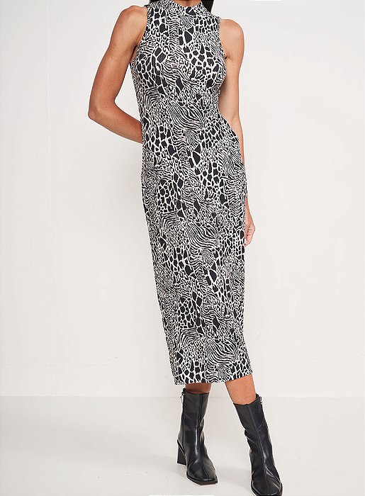 Vestido Estampado COLCCI