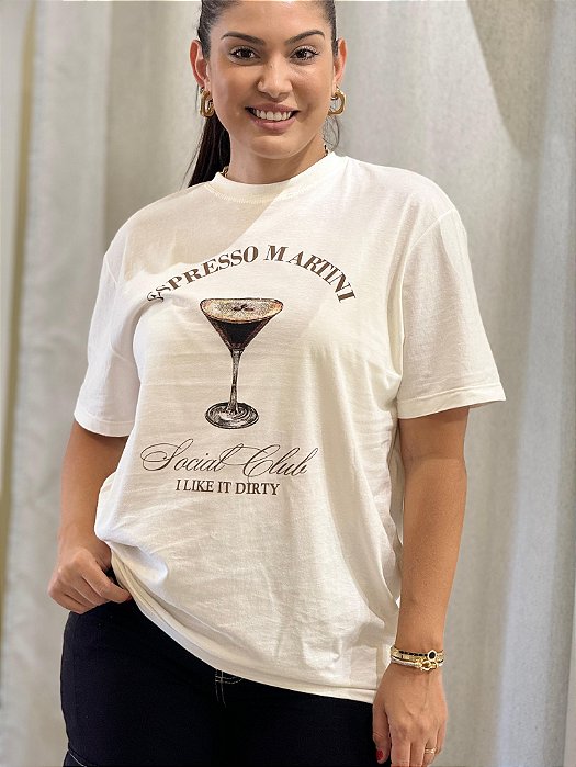 T-shirt Estampada Espresso