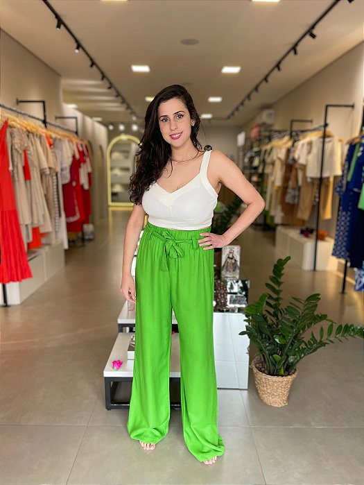 Calça Verde Medio