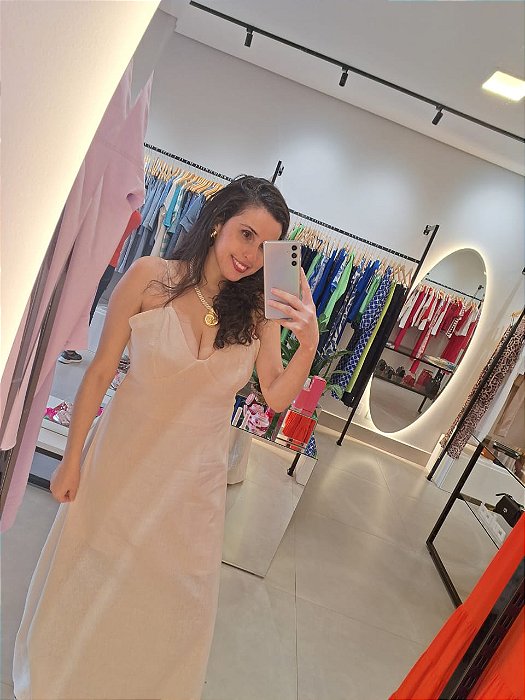 Vestido nude Jade