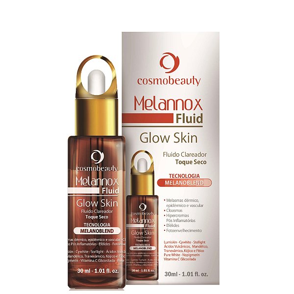 Cosmobeauty Melannox Fluid Glow Skin Fluido Clareador 30ml