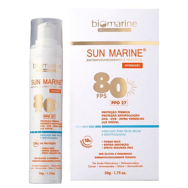 Biomarine Protetor Solar Sun Marine Fps 80 50g