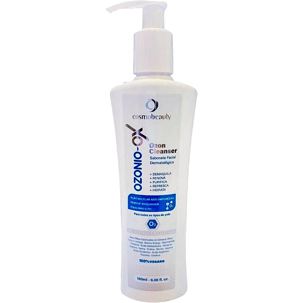 Cosmobeauty Ozonio Ox Cleanser Sabonete Líquido 180ml