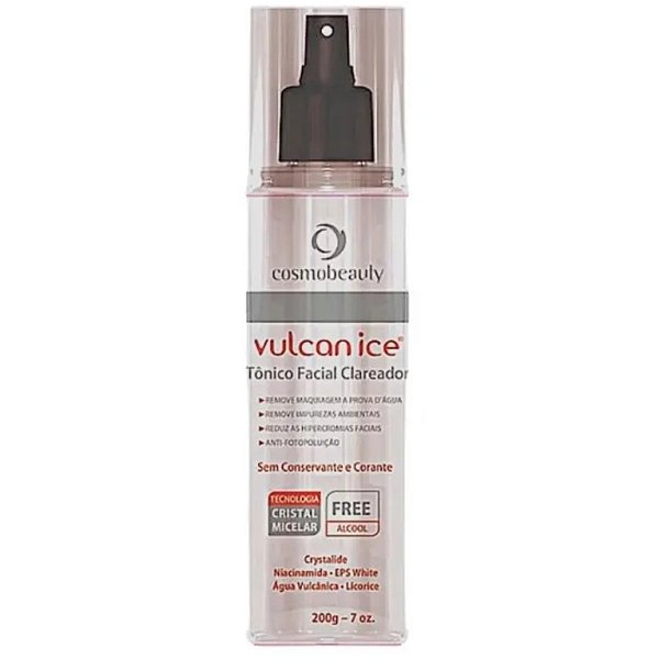Cosmobeauty Vulcan Ice Tônico Clareador 200ml
