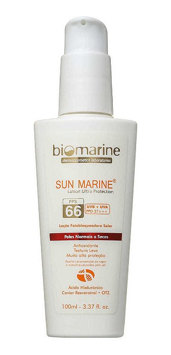 Biomarine Sun Marine Fps66 Protetor Solar 100ml