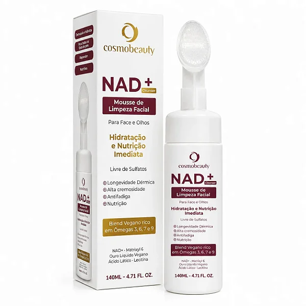 Cosmobeauty NAD+ Cleanser Mousse de Limpeza Facial 140ml