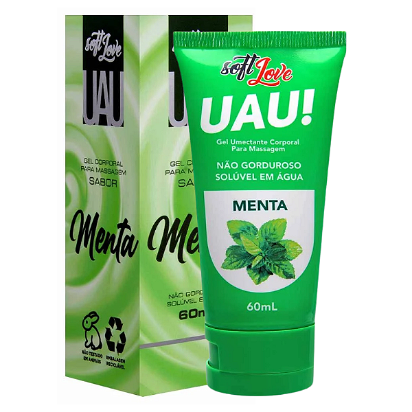 LUBRIFICANTE ÍNTIMO AROMÁTICO DESLIZANTE UAU MENTA