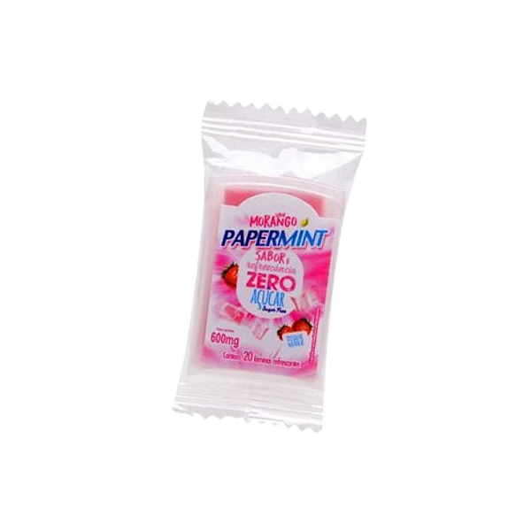 LÂMINAS REFRESCANTES PAPERMINT MORANGO