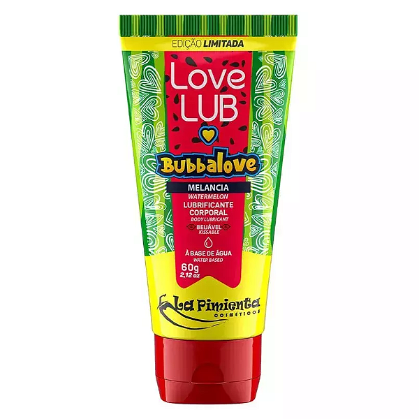 LUBRIFICANTE ÍNTIMO BEIJÁVEL BUBBALOVE MELANCIA