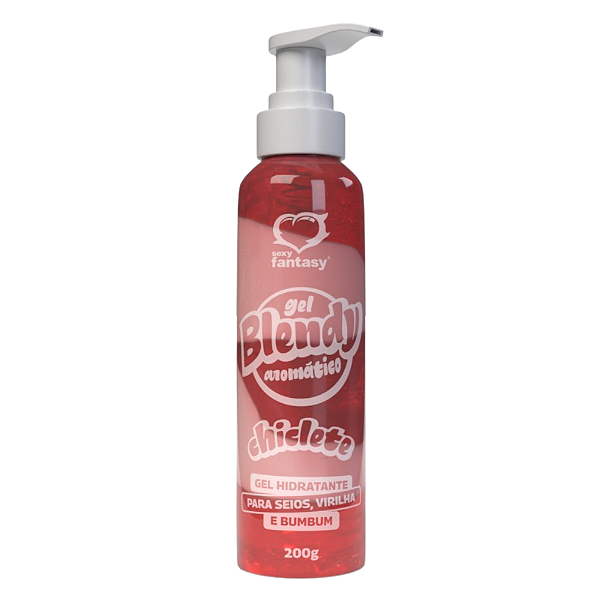 GEL HIDRATANTE CORPORAL BEIJÁVEL COM CREME AVELUDADO BLENDY CHICLETE