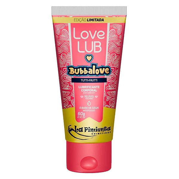 LUBRIFICANTE ÍNTIMO BEIJÁVEL BUBBALOVE TUTTI FRUTTI