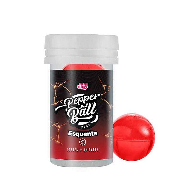 BOLINHA EXCITANTE ESQUENTA PEPPER BALL 2 UNIDADES