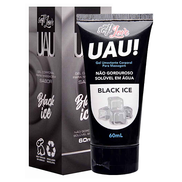 LUBRIFICANTE ÍNTIMO AROMÁTICO DESLIZANTE UAU BLACK ICE