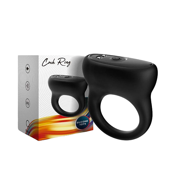 ANEL PENIANO VIBRADOR RECARREGÁVEL MAGNÉTICO COM 9 MODOS DE VIBRAÇÕES USK RING