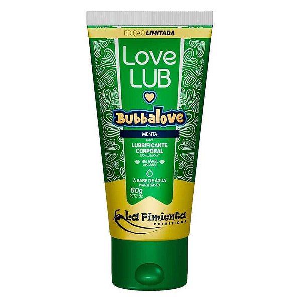 LUBRIFICANTE ÍNTIMO BEIJÁVEL BUBBALOVE MENTA