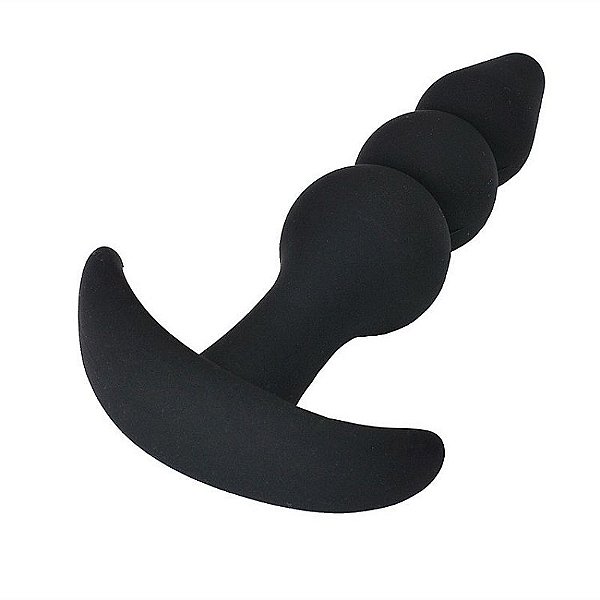 PLUG ANAL DILATADOR ESCALONADO AVELUDADO 9,4CM 3SI