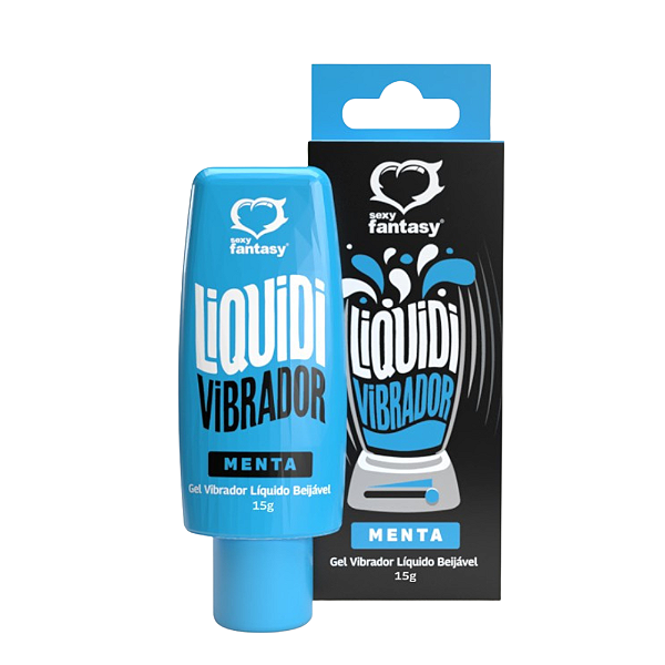 EXCITANTE VIBRADOR LÍQUIDO BEIJÁVEL LIQUIDI VIBRADOR MENTA