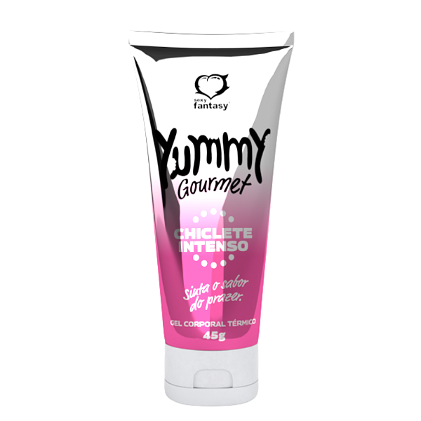 GEL DE MASSAGEM TÉRMICO YUMMY GOURMET CHICLETE INTENSO