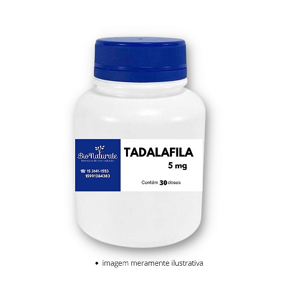 C PSULA DE TADALAFILA 5MG 30CAP Farm cia BioNaturale