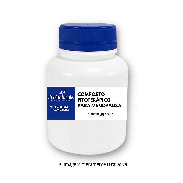 COMPOSTO FITOTERÁPICO PARA MENOPAUSA - 30 CAP