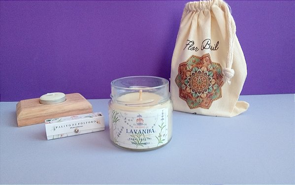 Vela Aromática de Lavanda