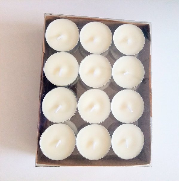 Vela Rechaud Cera de Coco cx 24 unidades