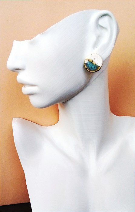 Brinco de Cerâmica Artesanal