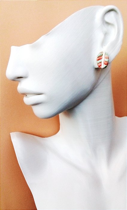 Brinco de Cerâmica Artesanal