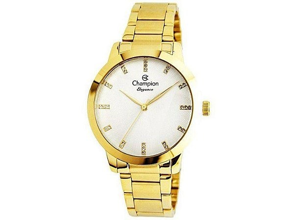 Relógio Feminino Analógico Champion CN25261H - Dourado