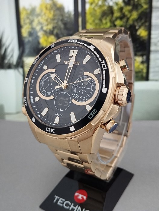 RELÓGIO TECHNOS MASCULINO  DOURADO - BJ3530AA/1P