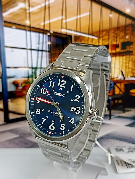 Relógio Orient Masculino Analógico Prata MBSS1396D2SX