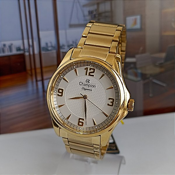 Relógio Champion Feminino Dourado CN27778H