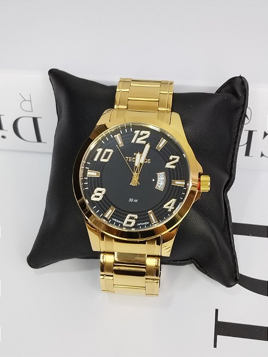 Relógio Technos Masculino Dourado - 2115MXZ1P