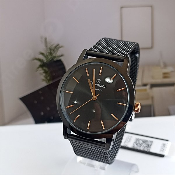 Relógio Feminino Champion Analógico CN24360N - Preto