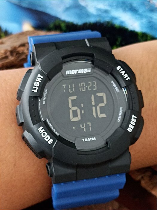 Relógio Masculino Mormaii Digital Prova d'agua MO3415AD/8A