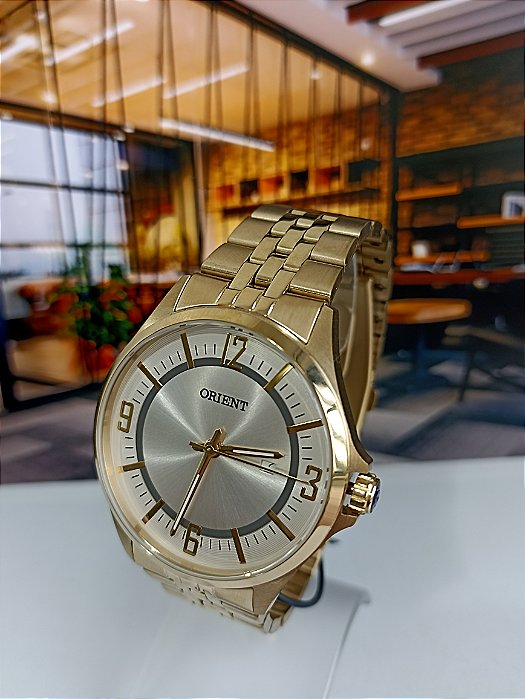 Relógio Orient Eternal Masculino MGSS1235 S2KX Dourado