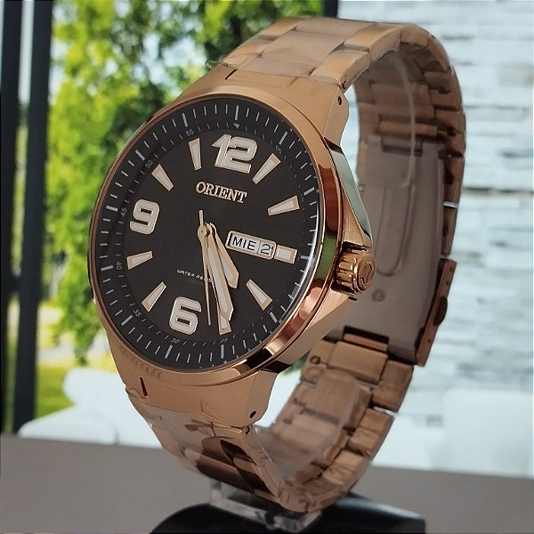 Relógio Orient Neo Sports Masculino Analógico MGSS1219 P2KX Dourado