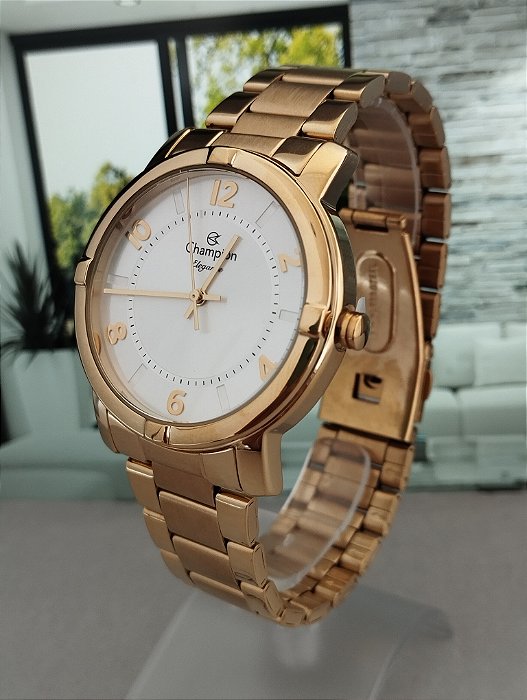 Relógio Champion Feminino Dourado CN26644H