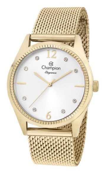 Relógio Feminino Analógico Dourado Champion CN25770M  Dourado