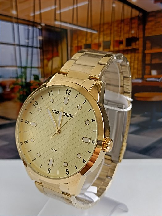 Relógio Mondaine Unissex Dourado 32140GPMVDE2