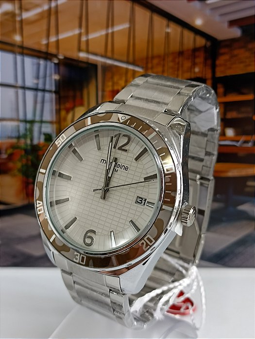 Relógio Masculino Analógico Dourado Mondaine - 32268GOMVNE2