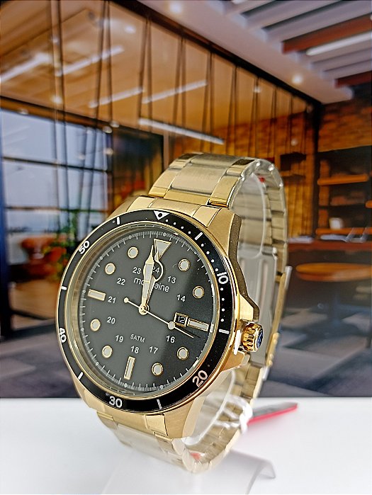 Relógio Masculino Mondaine Dourado 99612GPMVDA1